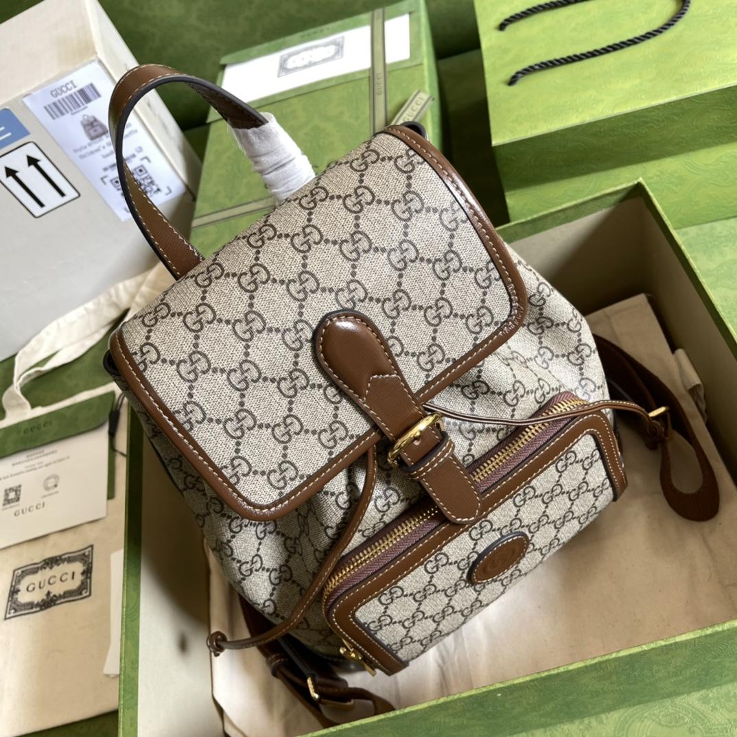 Gucci-Rucksack mit ineinandergreifendem G (26,5–30–13 cm) - EUR FASHION