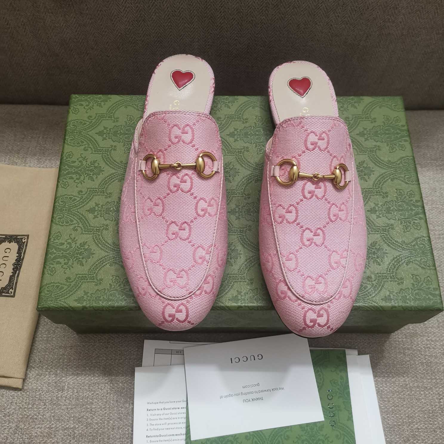 Gucci Princetown GG-Slipper für Damen - EUR FASHION