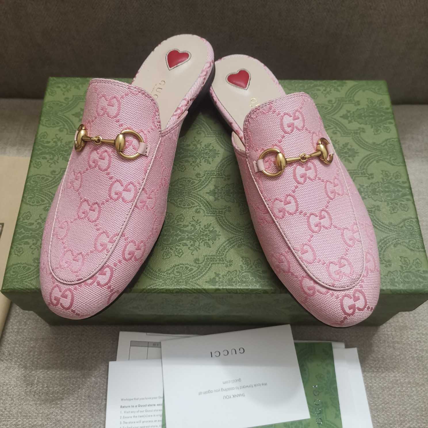 Gucci Princetown GG-Slipper für Damen - EUR FASHION