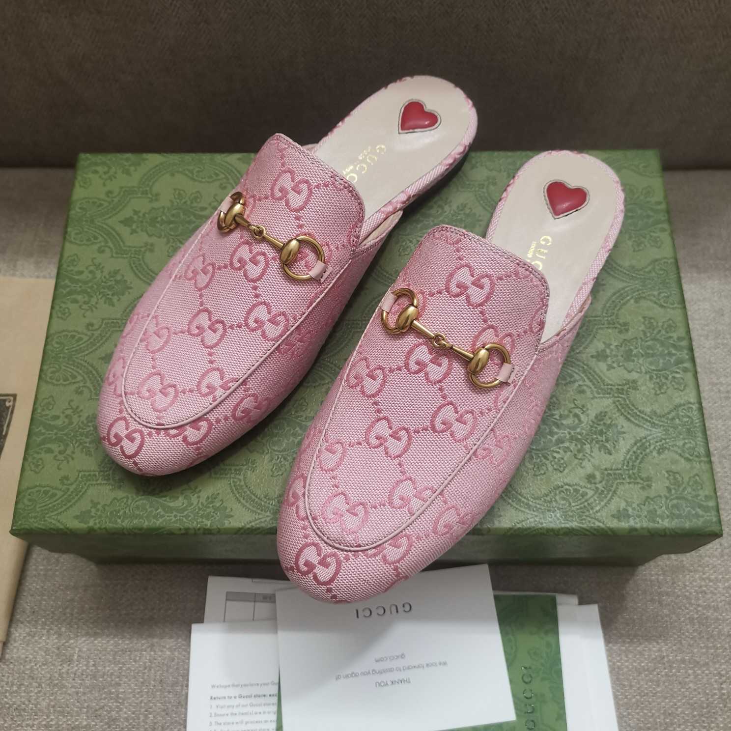 Gucci Princetown GG-Slipper für Damen - EUR FASHION