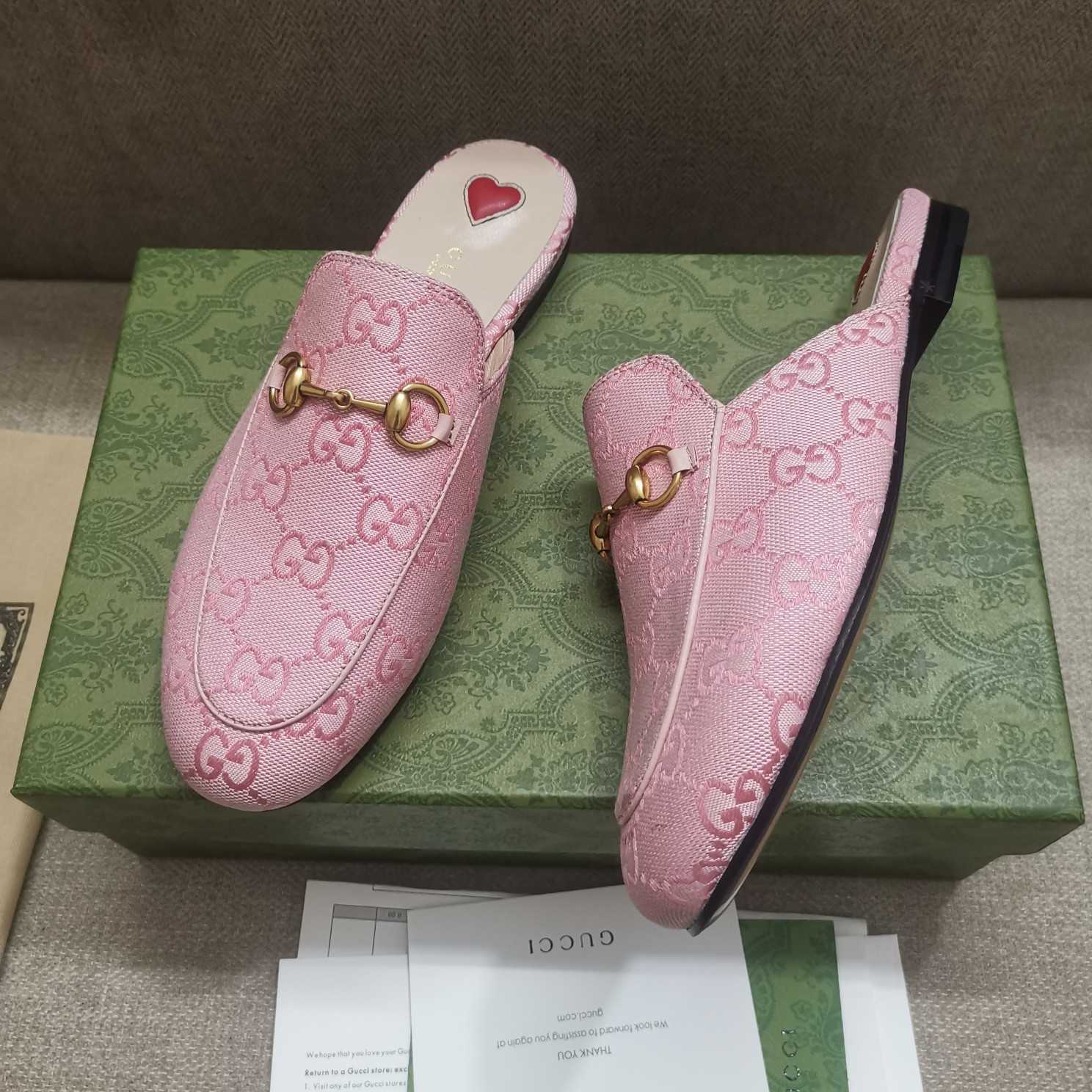 Gucci Princetown GG-Slipper für Damen - EUR FASHION