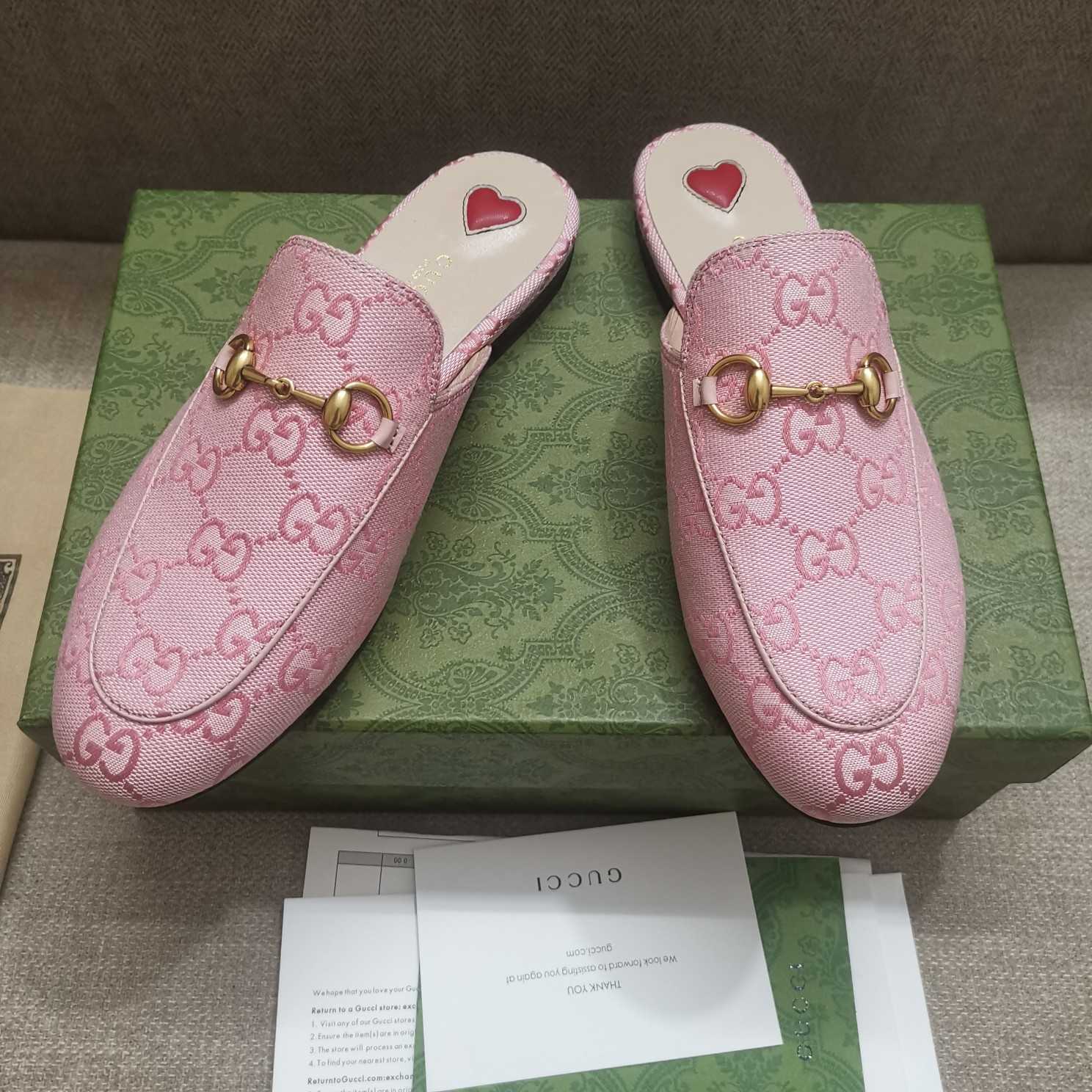 Gucci Princetown GG-Slipper für Damen - EUR FASHION