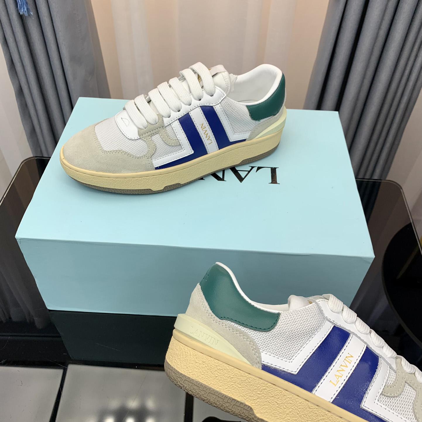 Lanvin Leder Clay Low-Top-Sneakers - EUR FASHION