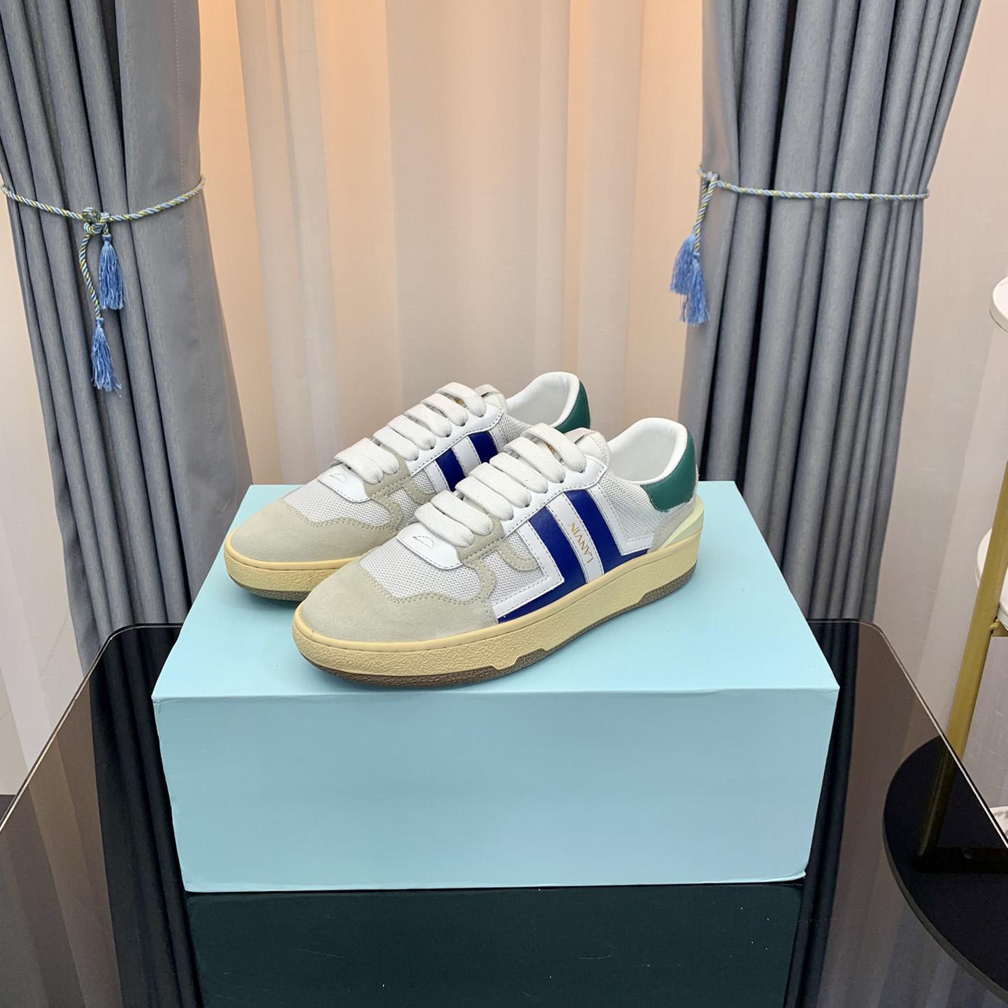 Lanvin Leder Clay Low-Top-Sneakers - EUR FASHION