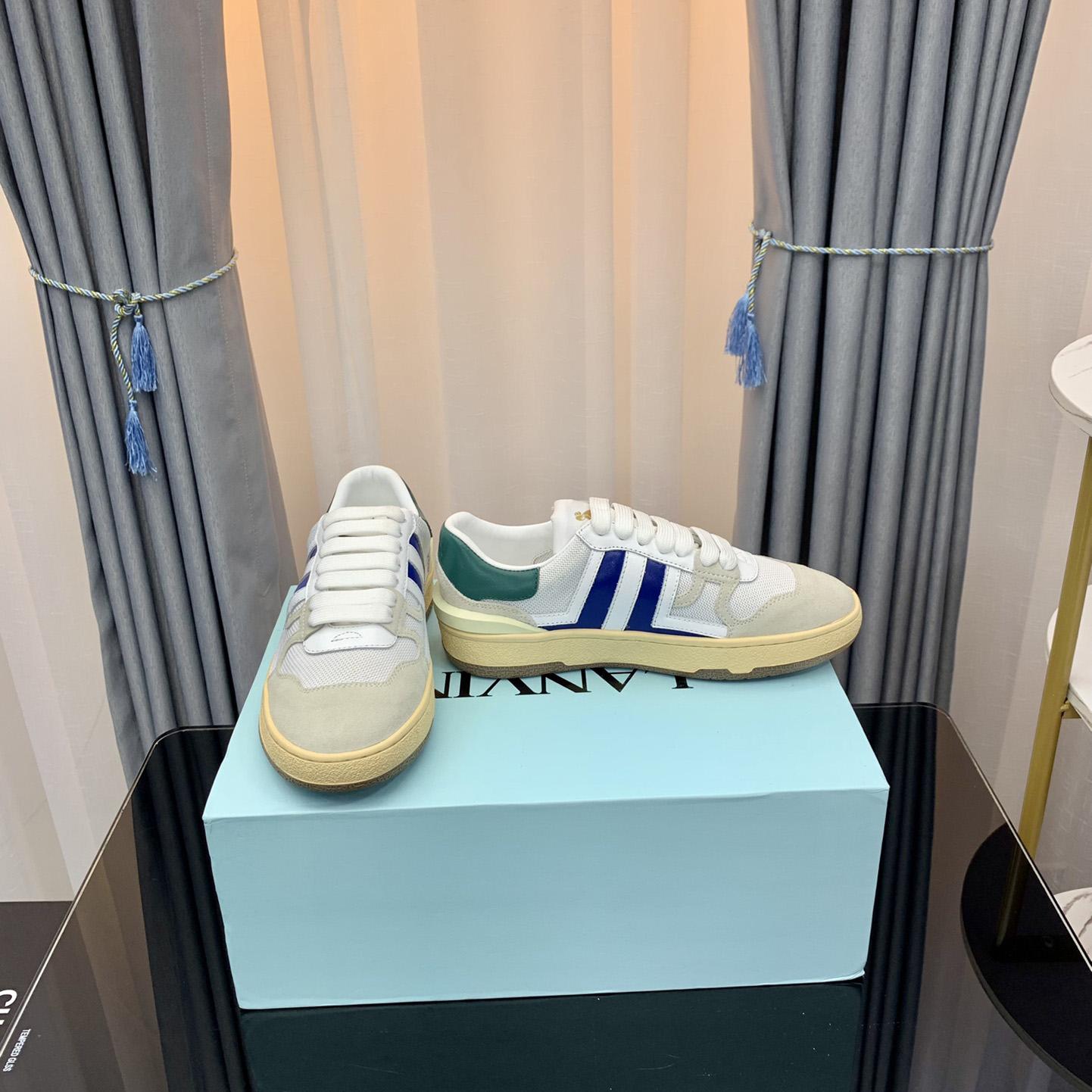 Lanvin Leder Clay Low-Top-Sneakers - EUR FASHION