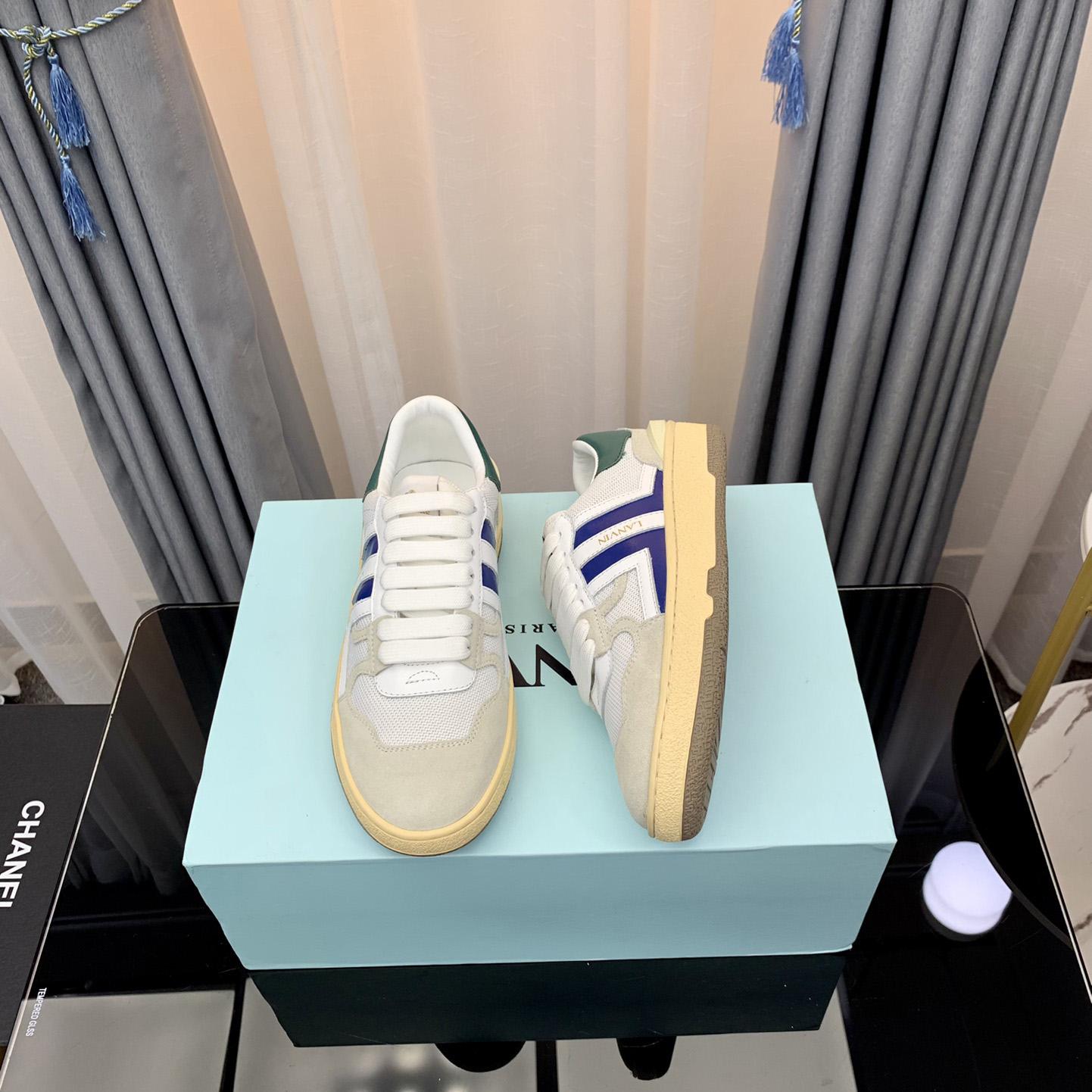 Lanvin Leder Clay Low-Top-Sneakers - EUR FASHION