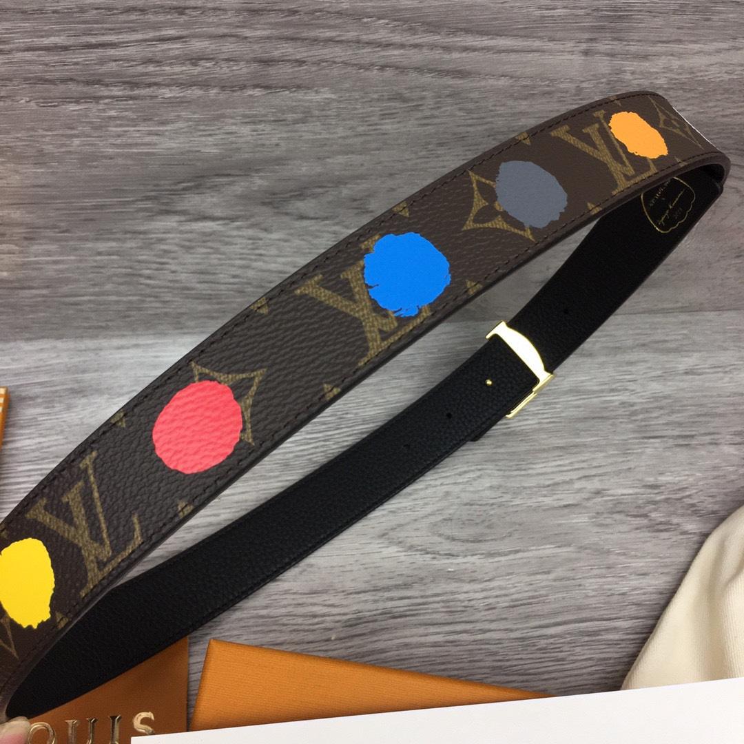 Louis Vuitton LV x YK LV Initiales 30 mm reversible Infinity Dots - EUR FASHION