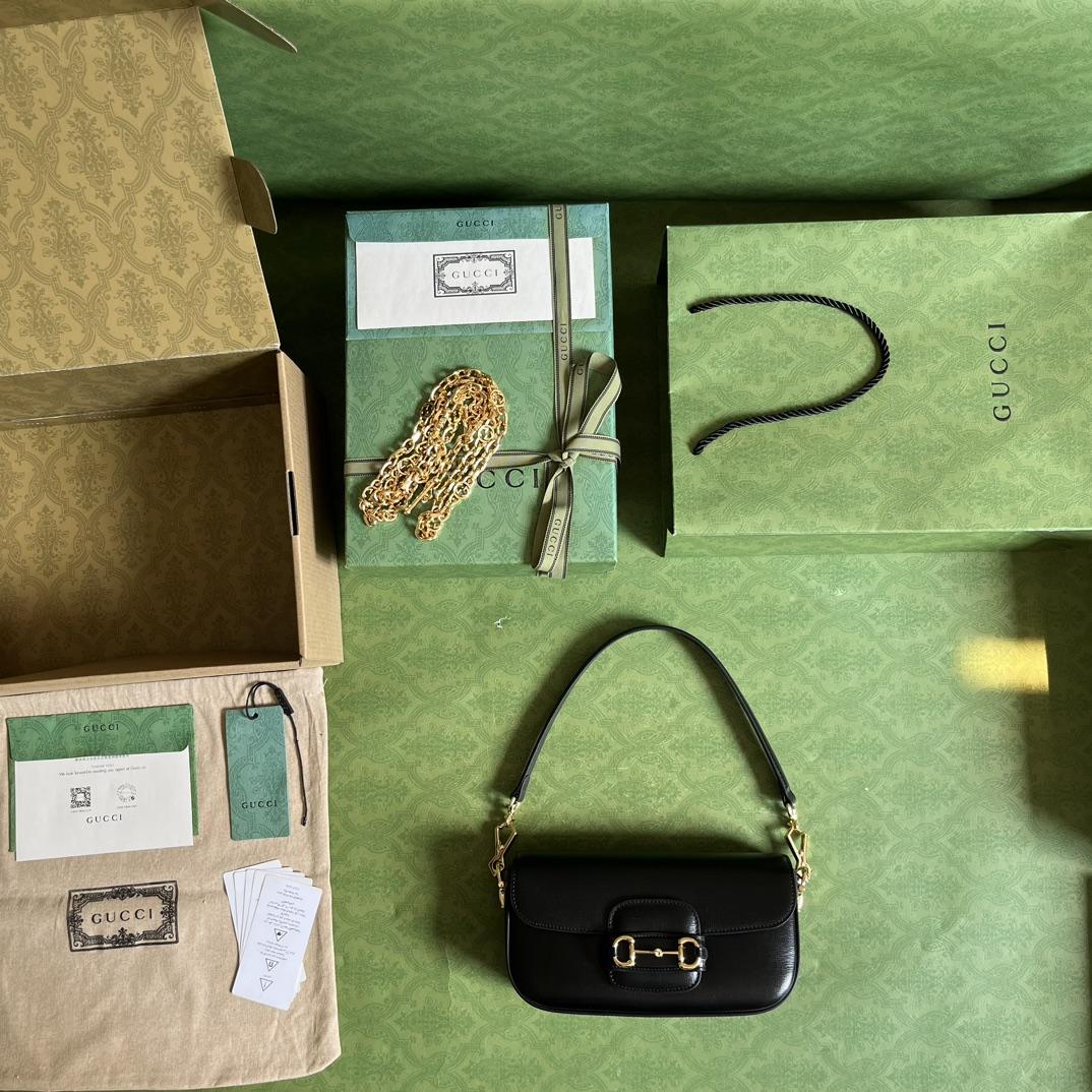 Gucci Horsebit 1955 Kleine Umhängetasche (24-13-5 cm) - EUR FASHION