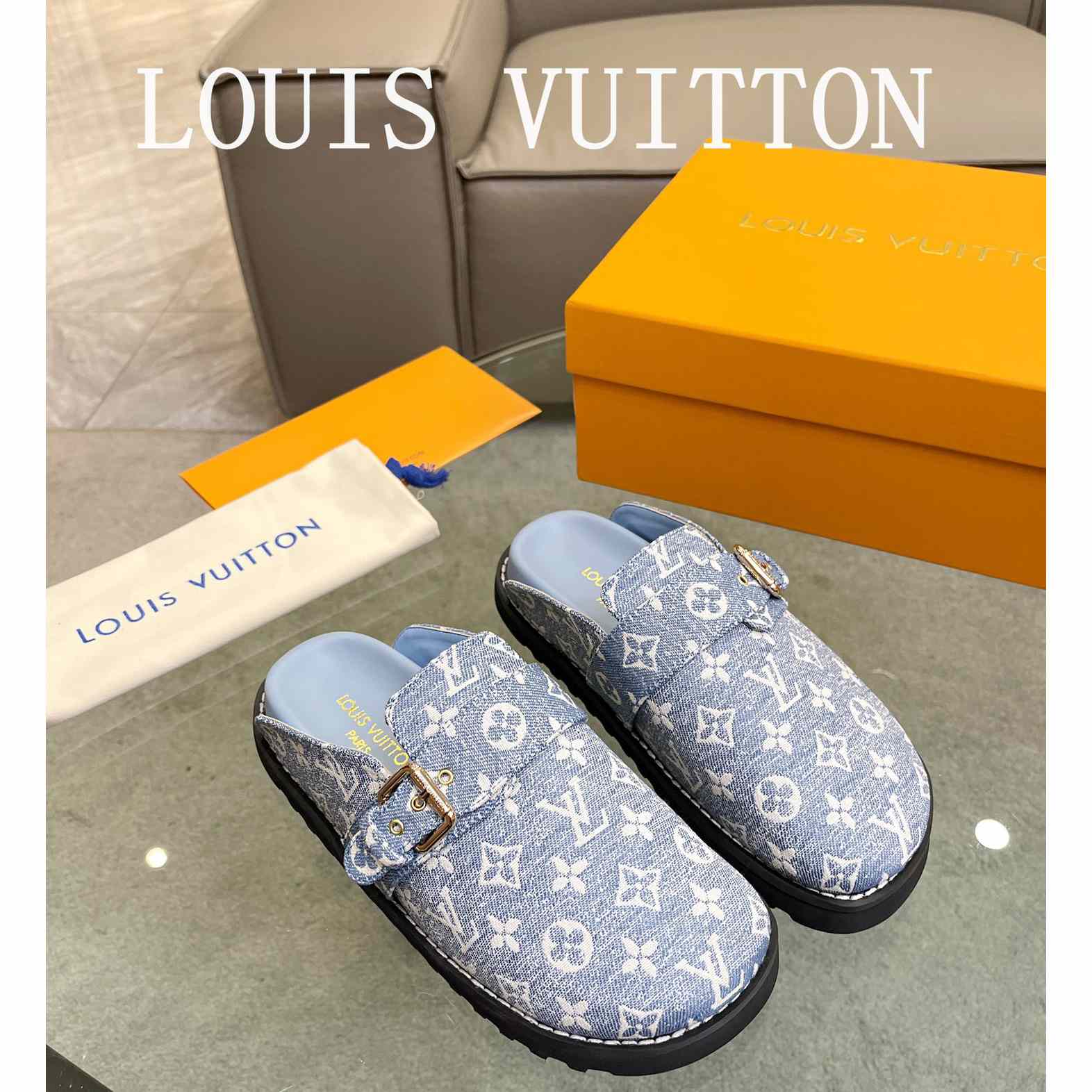 Louis Vuitton Lv Cozy Flat Comfort Clog 1AB3PD - EUR FASHION