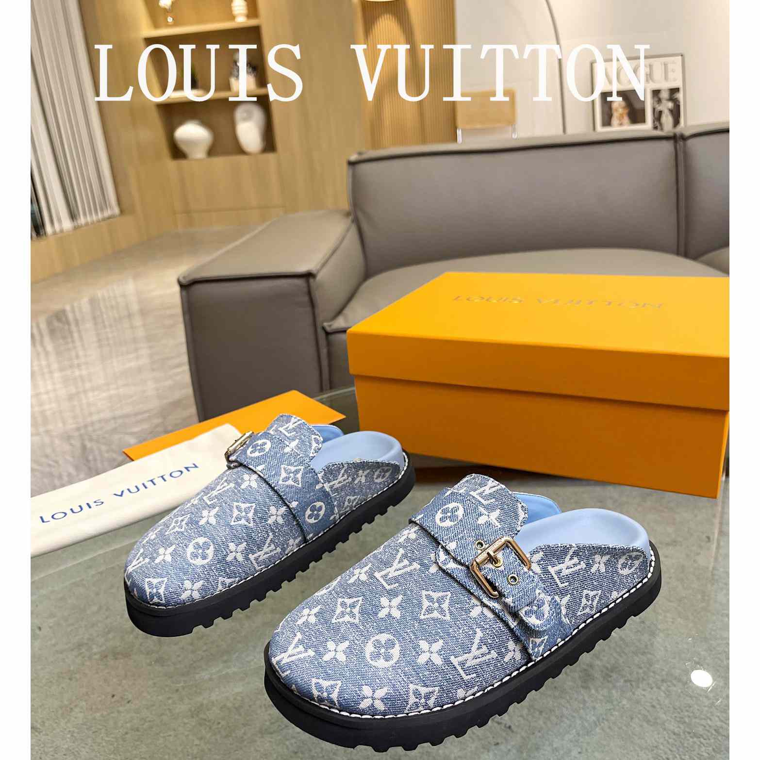 Louis Vuitton Lv Cozy Flat Comfort Clog 1AB3PD - EUR FASHION