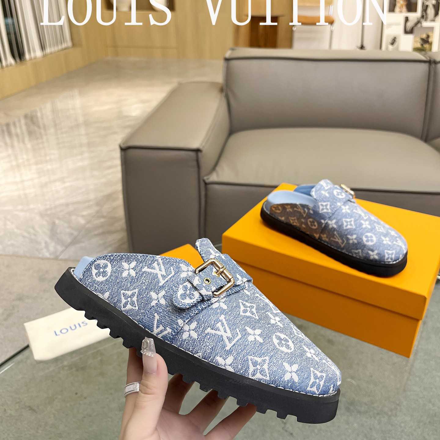 Louis Vuitton Lv Cozy Flat Comfort Clog 1AB3PD - EUR FASHION