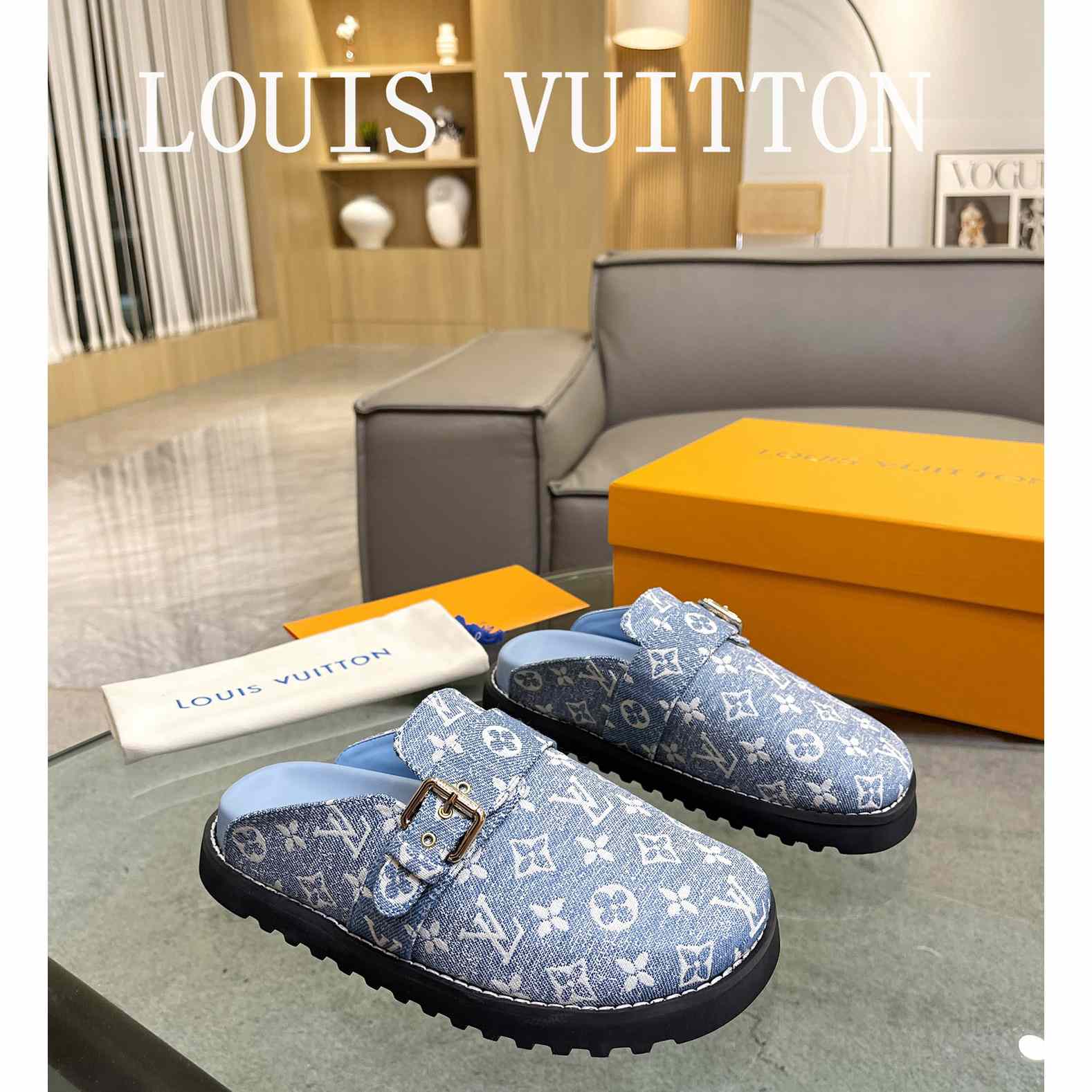 Louis Vuitton Lv Cozy Flat Comfort Clog 1AB3PD - EUR FASHION