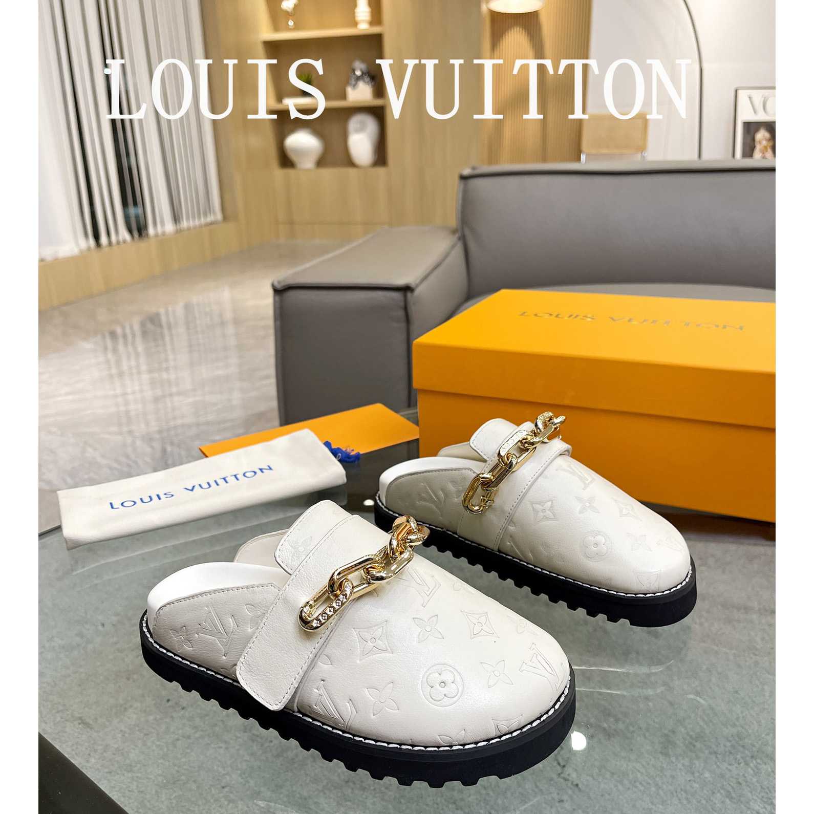 Louis Vuitton Lv Cozy Flat Comfort Clog - EUR FASHION