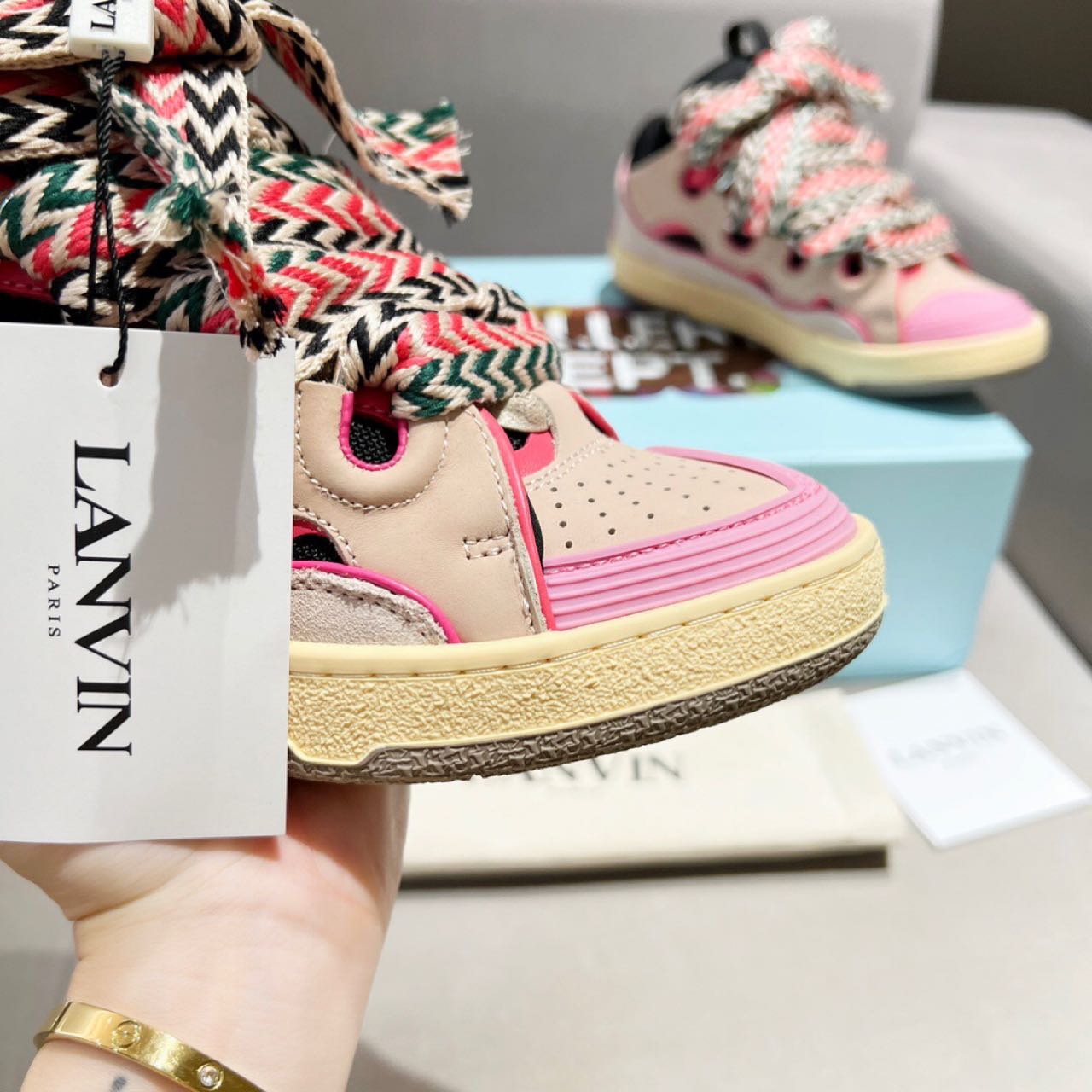 Lanvin Curb Schnür-Sneaker - EUR FASHION