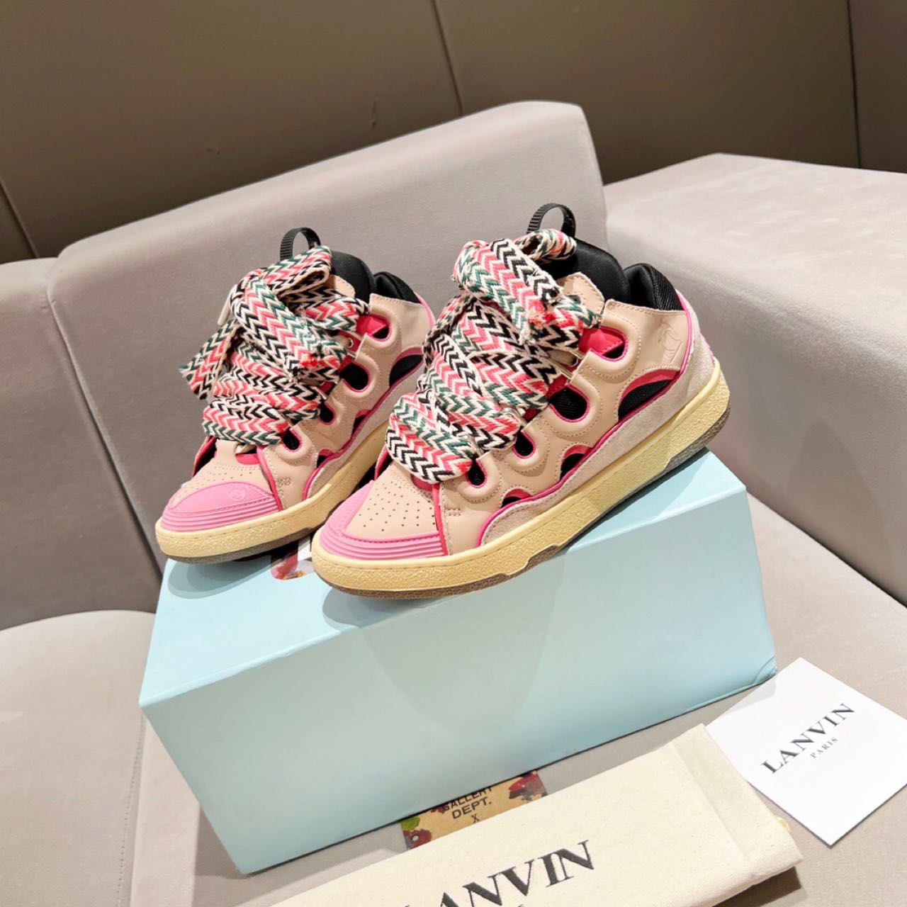 Lanvin Curb Schnür-Sneaker - EUR FASHION