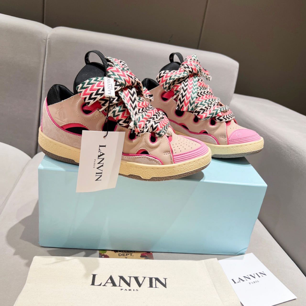 Lanvin Curb Schnür-Sneaker - EUR FASHION