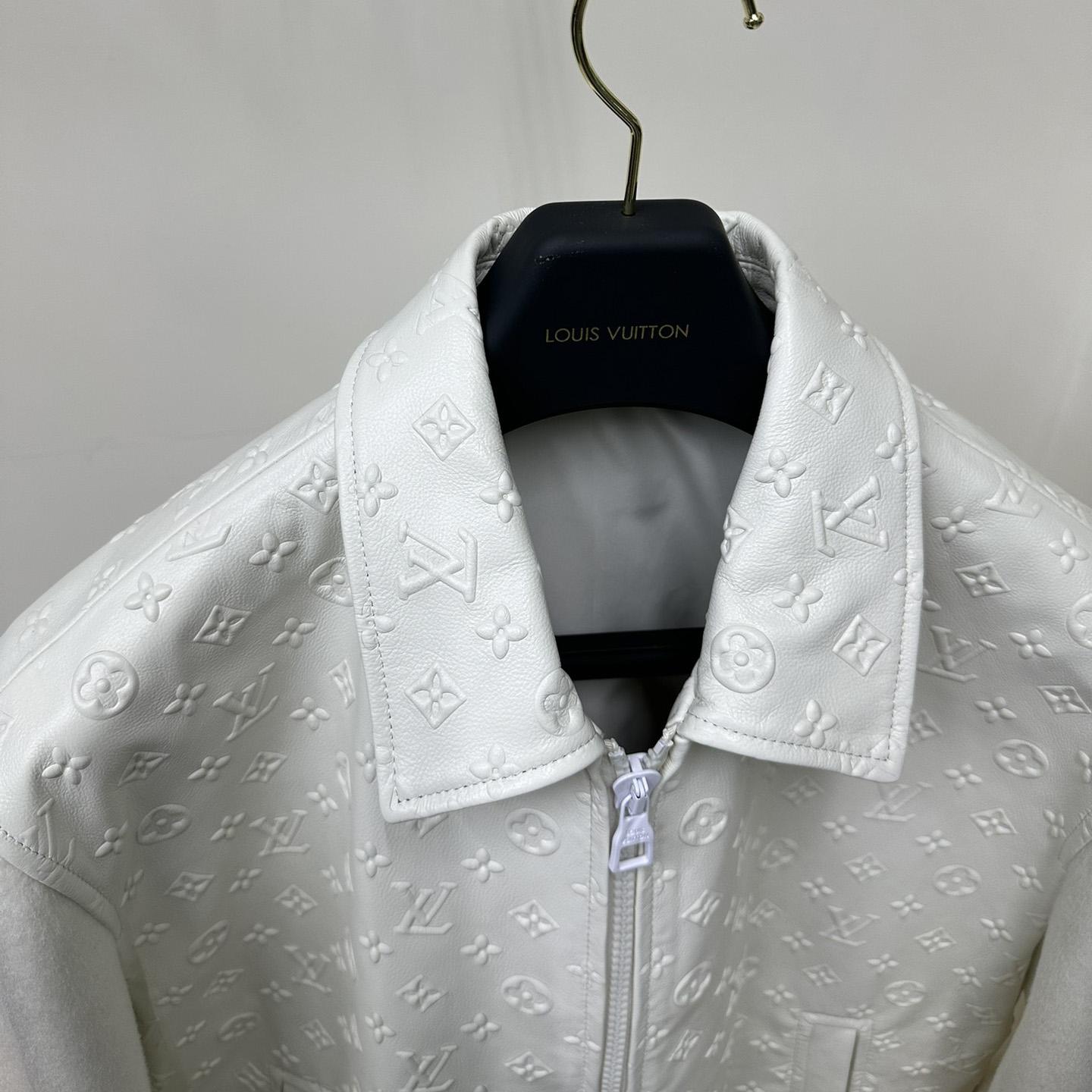 Louis Vuitton LVSE geprägter Monogram-Mix-Lederblouson 1AAT5Q - EUR FASHION