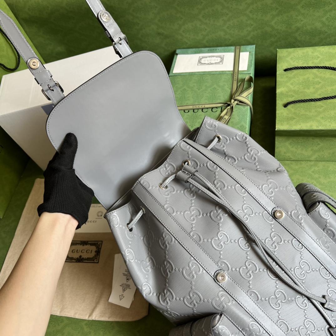 Gucci Rucksack mit GG-Prägung (34–41–12 cm) - EUR FASHION