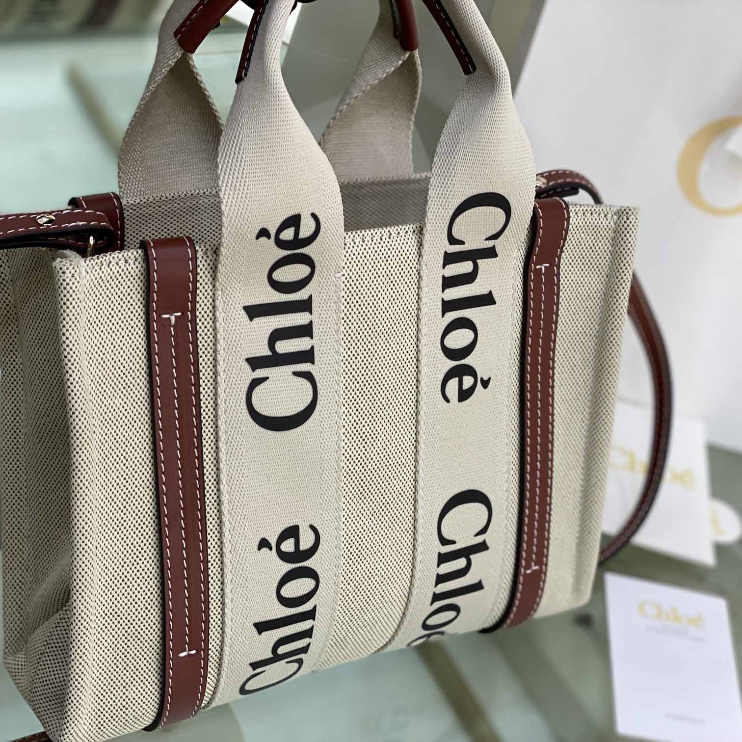 Chloe Kleine Woody-Einkaufstasche - EUR FASHION