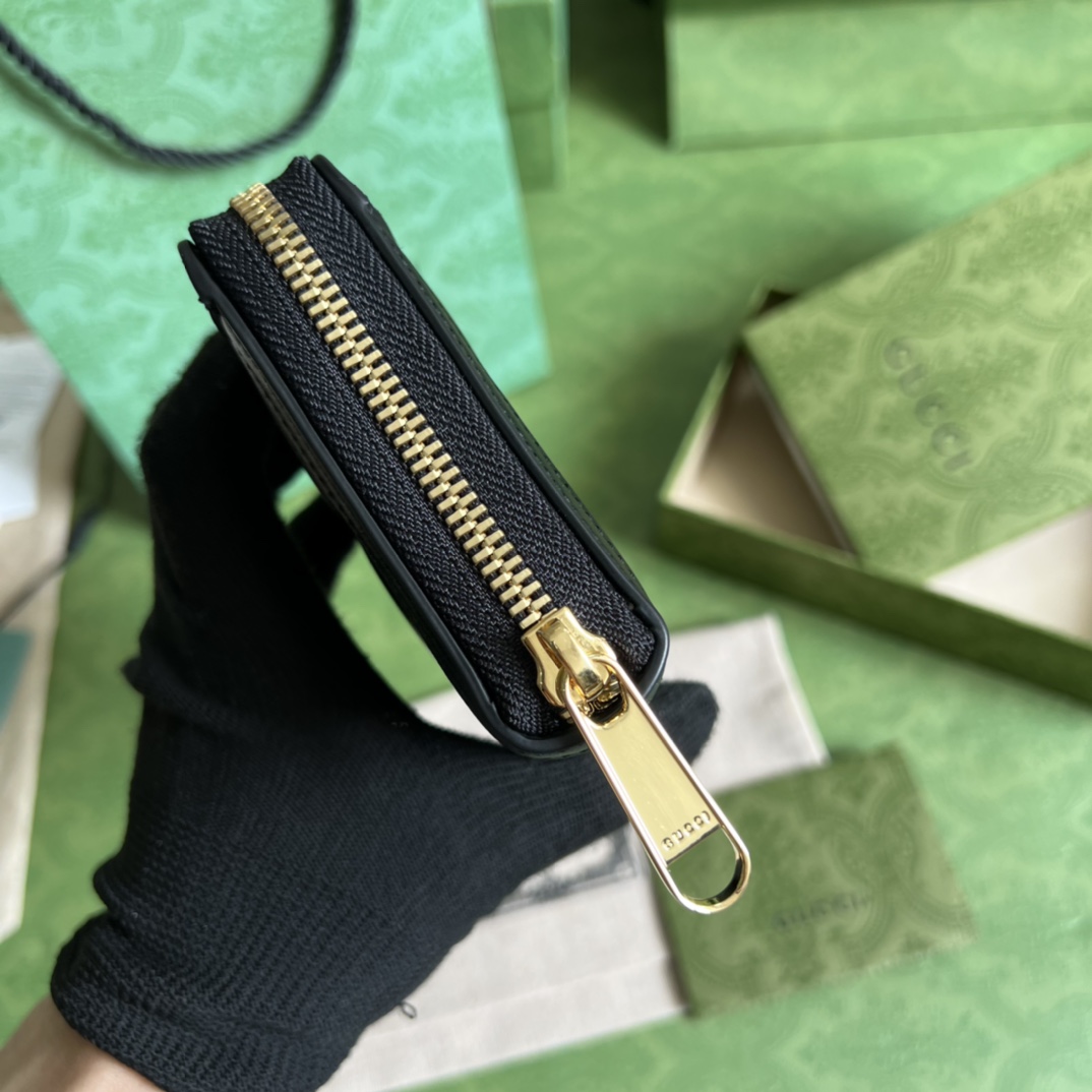 Gucci GG Matelasse-Geldbörse mit umlaufendem Reißverschluss - EUR FASHION