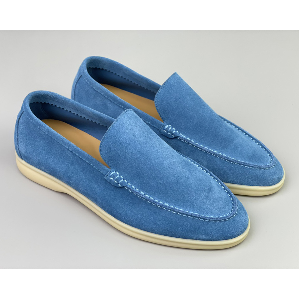 Loro Piana Summer Walk Slipper in Blau - EUR FASHION