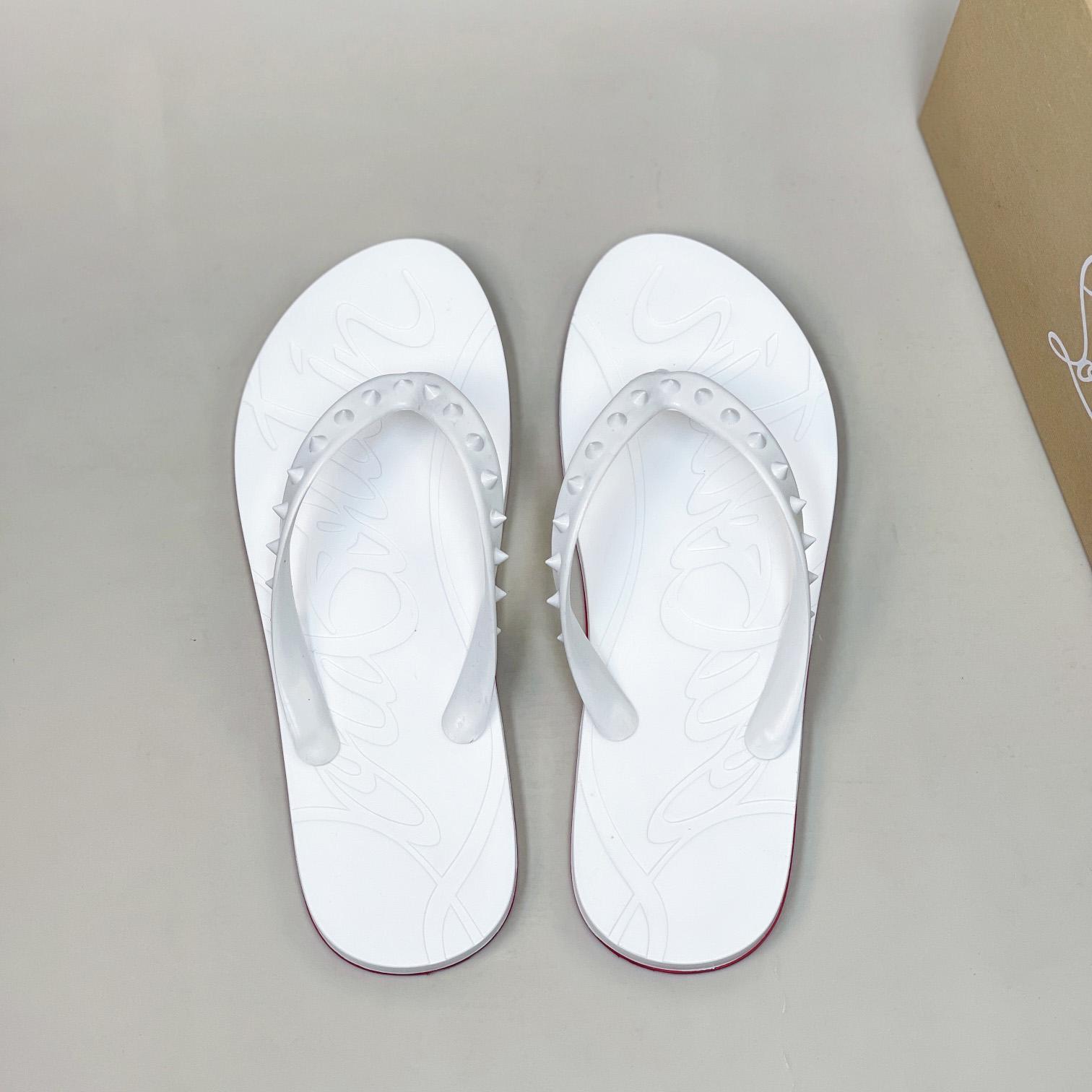 Christian Louboutin Loubi Flip Man Flip-Flops – Gummi - EUR FASHION