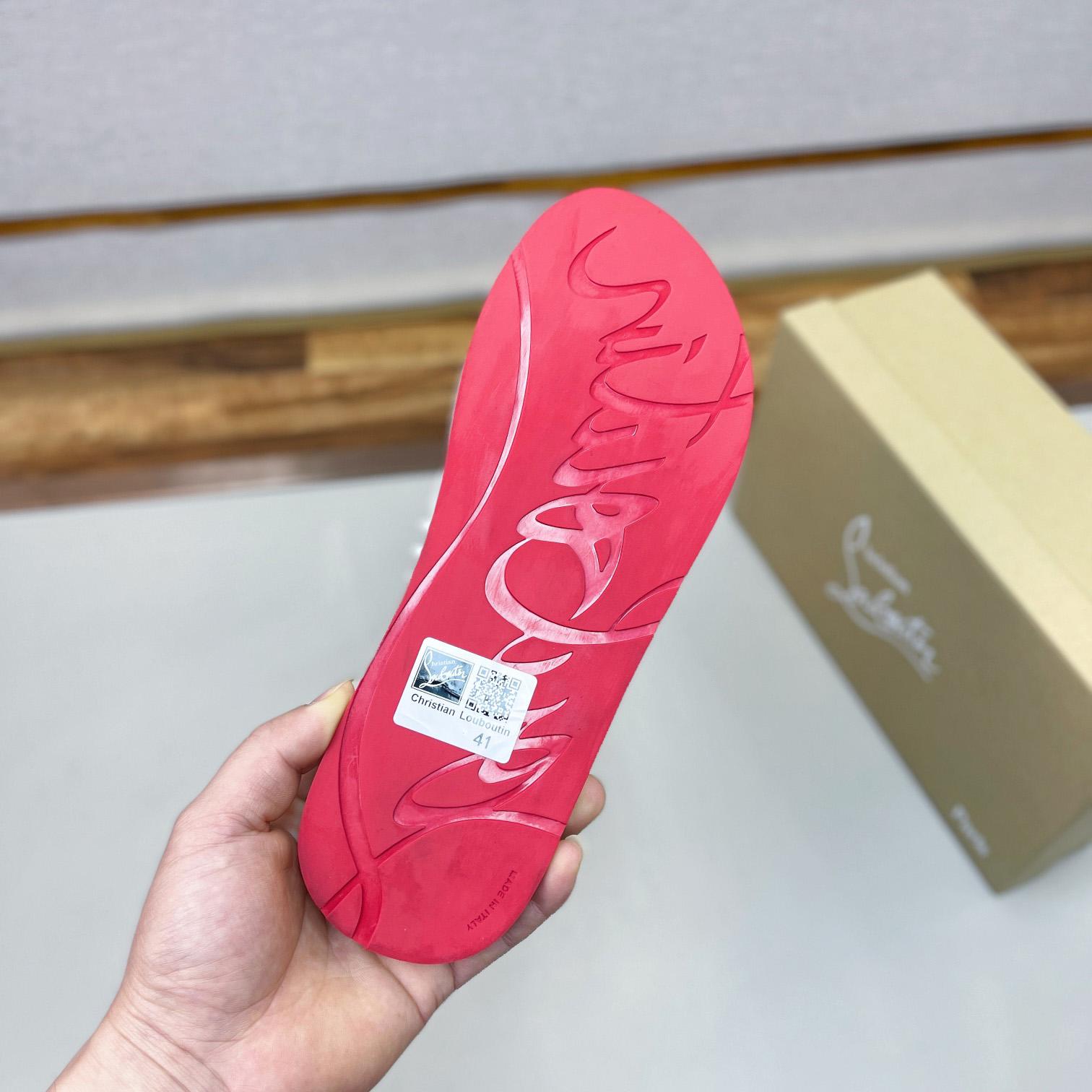 Christian Louboutin Loubi Flip Man Flip-Flops – Gummi - EUR FASHION