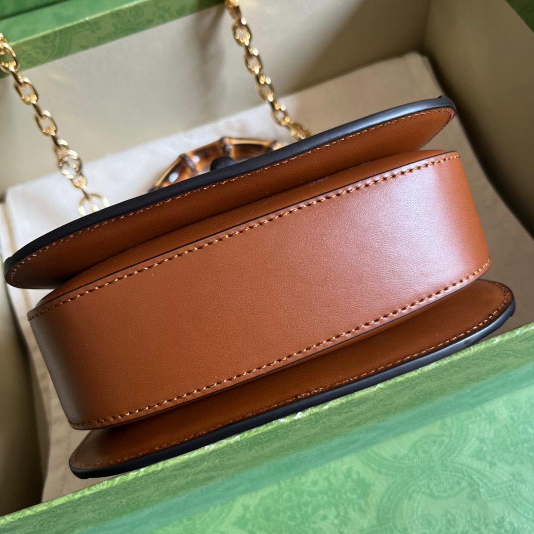 Gucci Bamboo 1947 Mini-Tasche mit Henkel (17–12,5–8 cm) - EUR FASHION