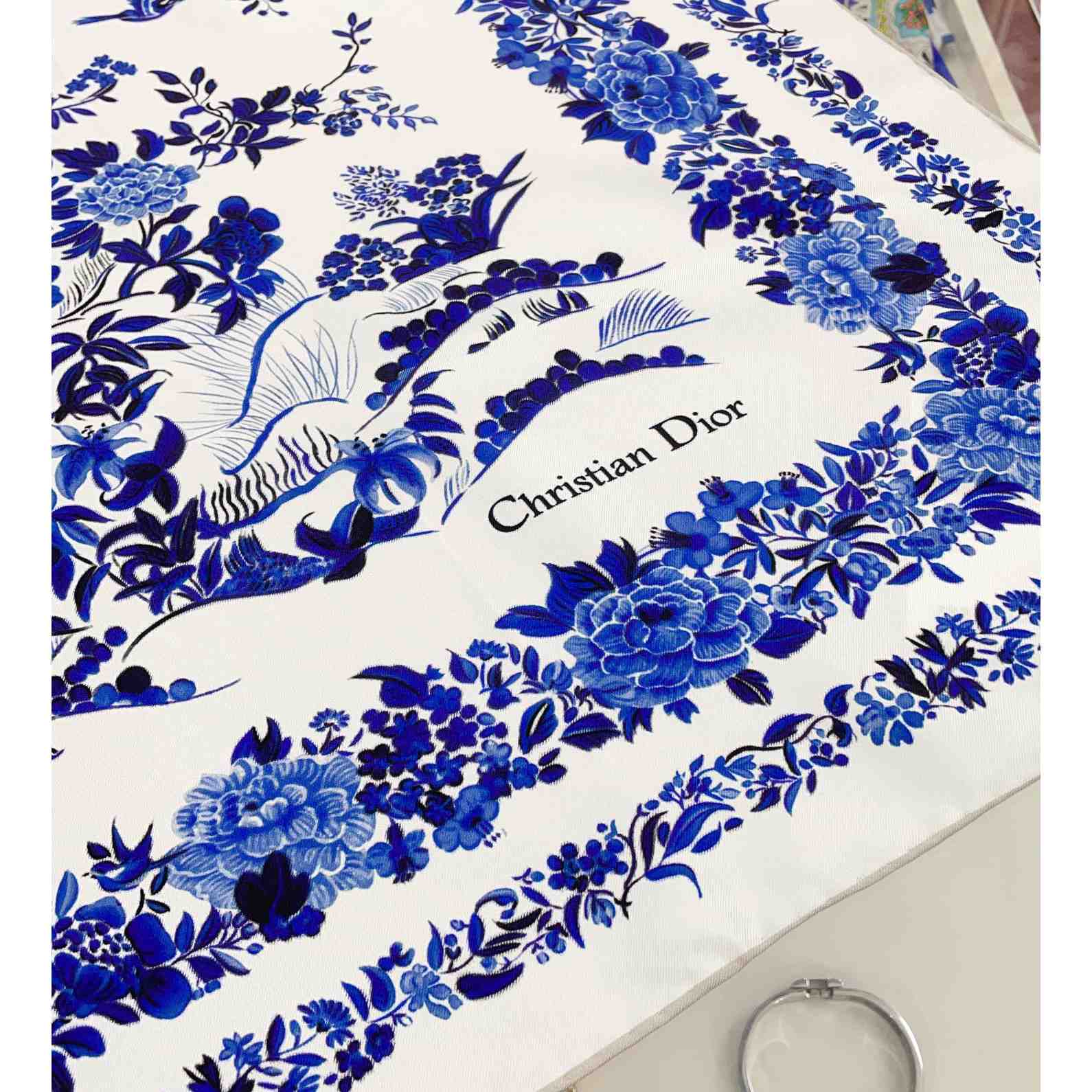 Dior Jardin d'Hiver 90 Quadratischer Schal - EUR FASHION