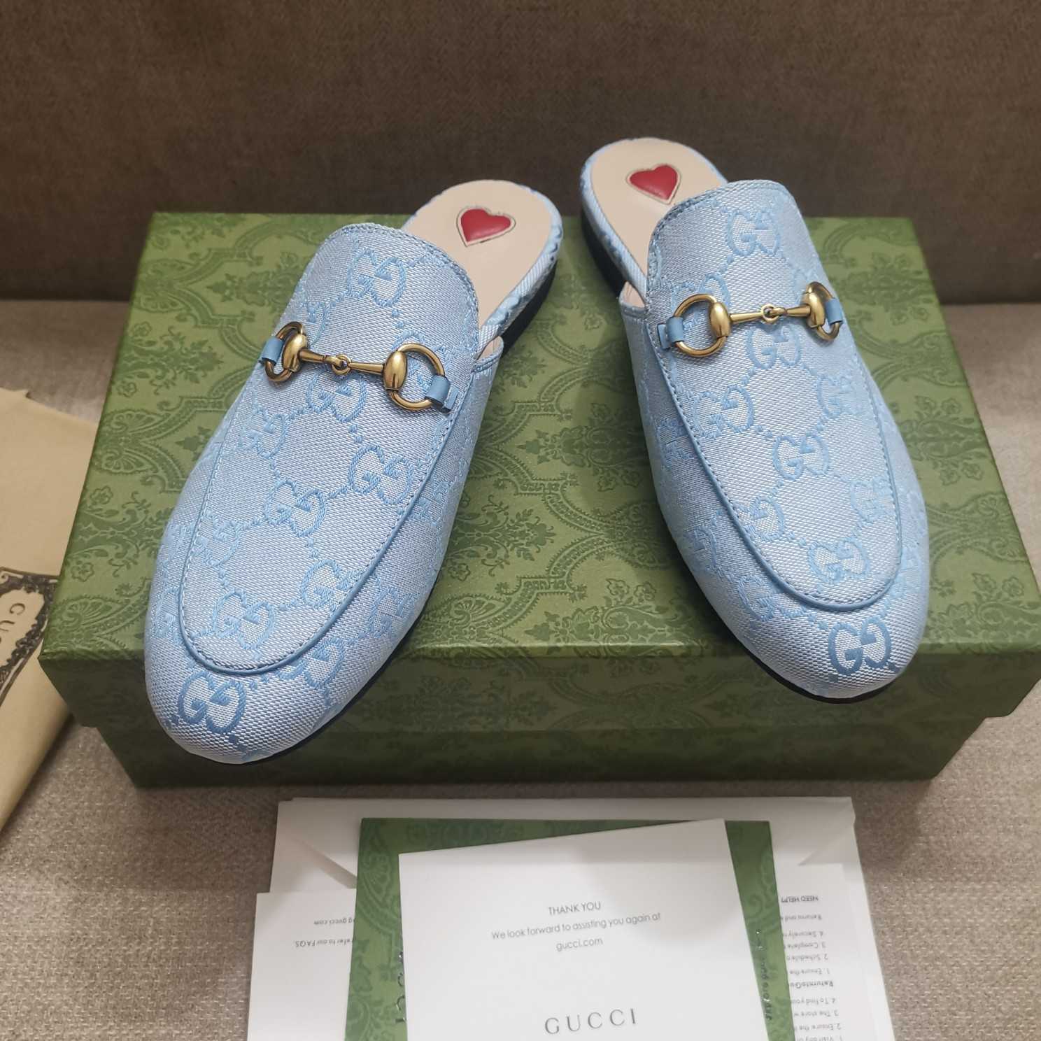Gucci Princetown GG-Slipper für Damen - EUR FASHION