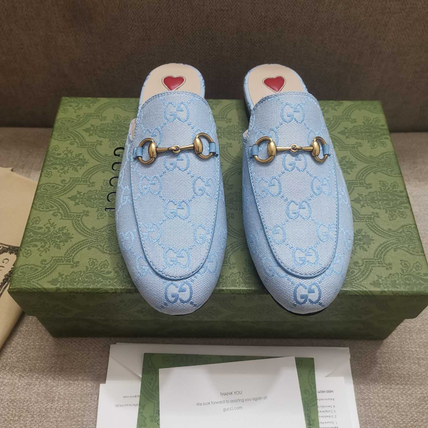 Gucci Princetown GG-Slipper für Damen - EUR FASHION