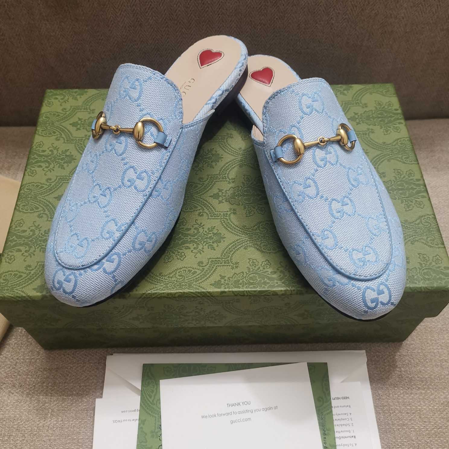 Gucci Princetown GG-Slipper für Damen - EUR FASHION