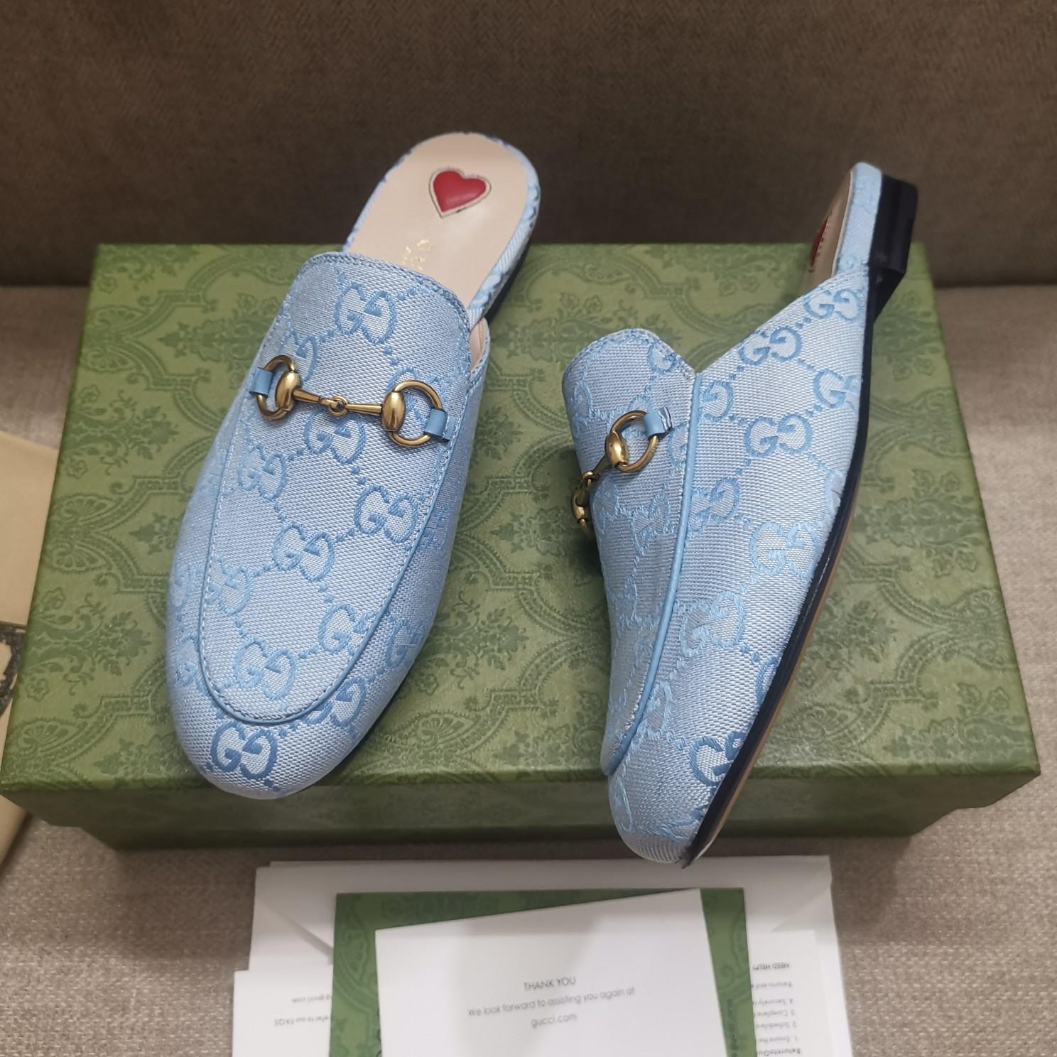 Gucci Princetown GG-Slipper für Damen - EUR FASHION