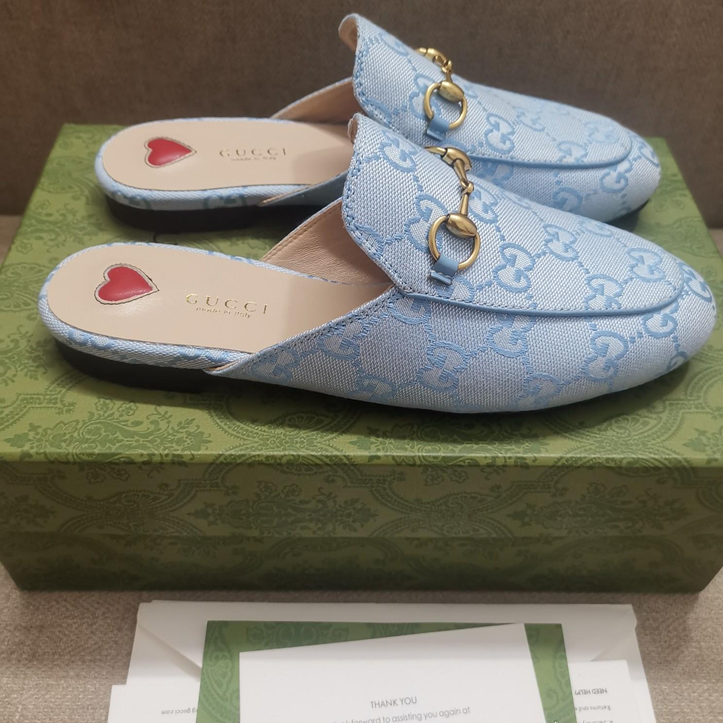 Gucci Princetown GG-Slipper für Damen - EUR FASHION