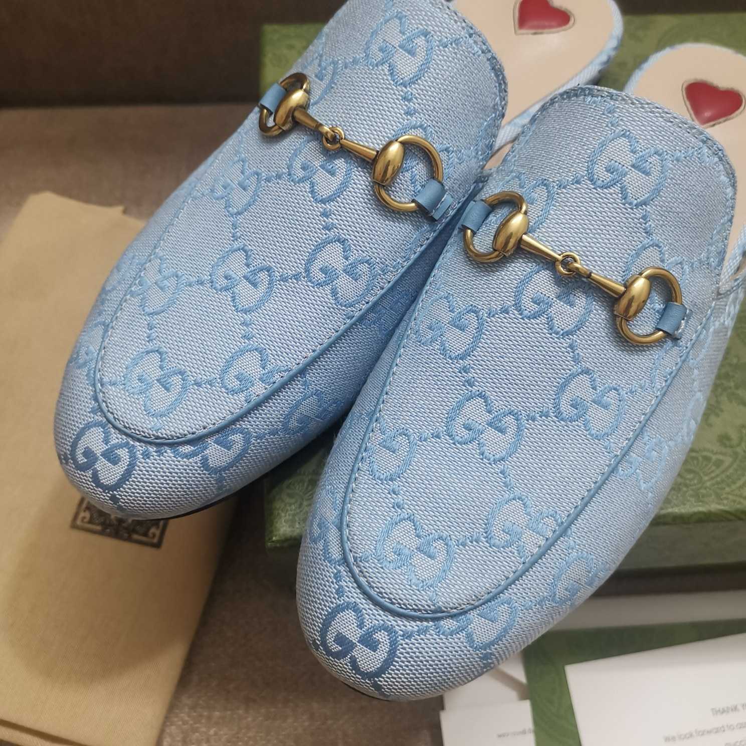 Gucci Princetown GG-Slipper für Damen - EUR FASHION