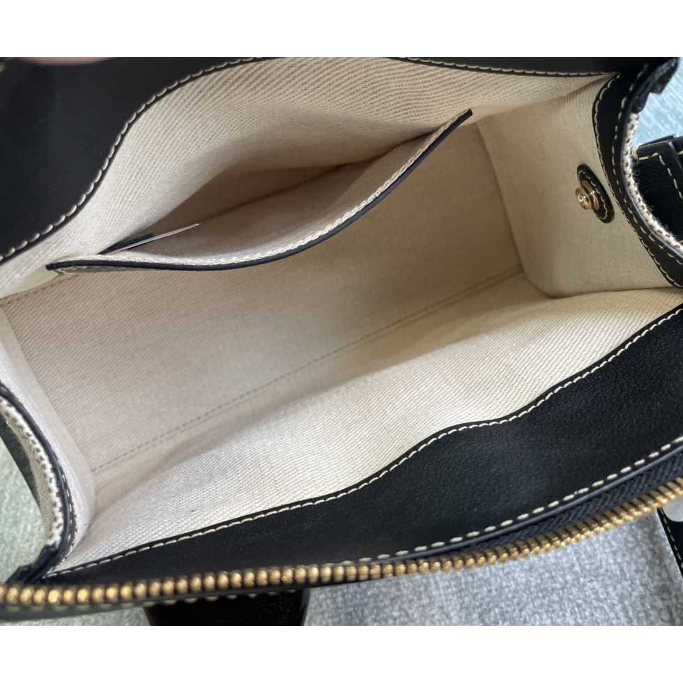 Chloe Edith Beige Schwarz Mini in Umhängetaschen (26,5-16-11 cm) - EUR FASHION