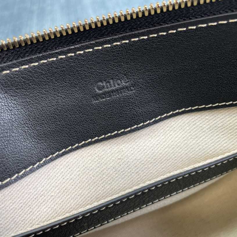 Chloe Edith Beige Schwarz Mini in Umhängetaschen (26,5-16-11 cm) - EUR FASHION
