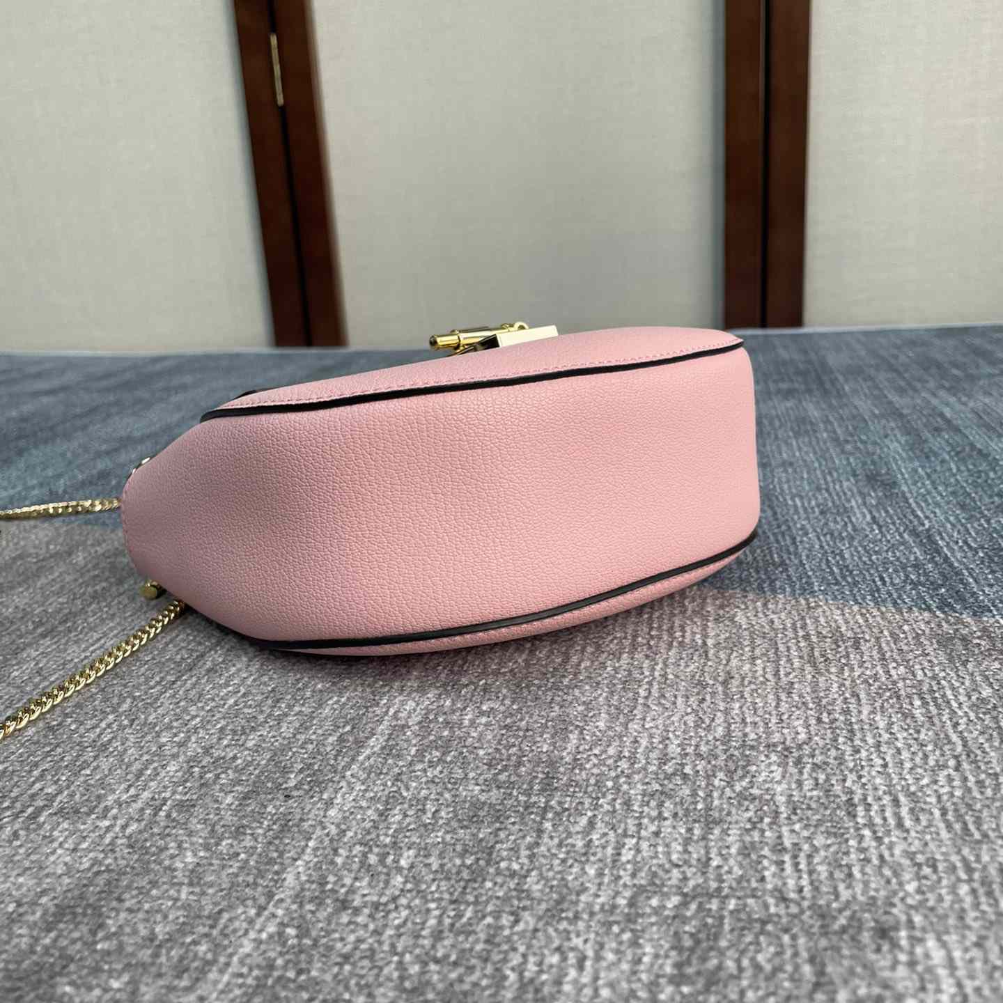 Chloe Drew Umhängetasche aus kleinnarbigem Lammleder (19-7-16 cm) - EUR FASHION
