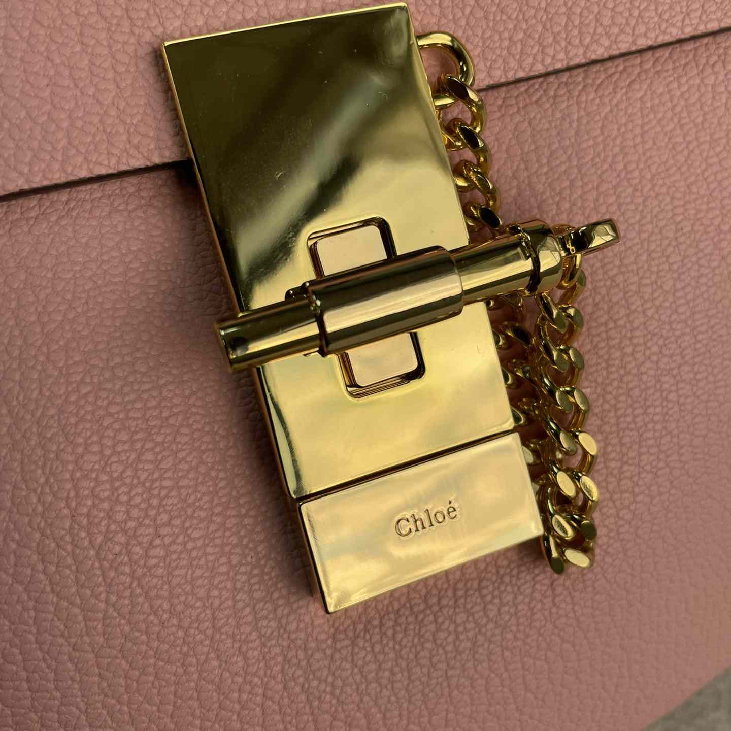Chloe Drew Umhängetasche aus kleinnarbigem Lammleder (19-7-16 cm) - EUR FASHION