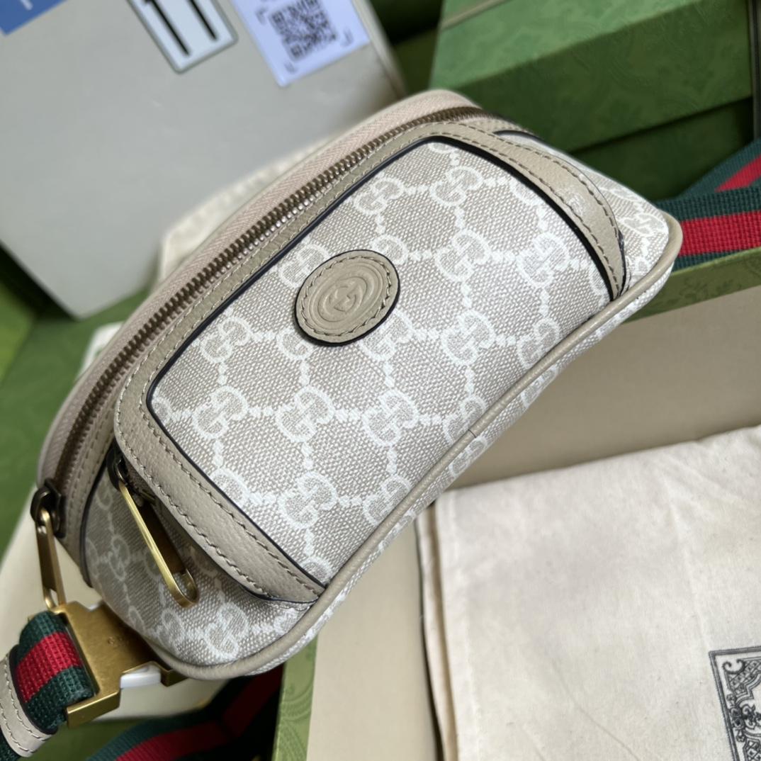 Gucci Gürteltasche mit ineinandergreifendem G (23 x 12 x 2,5 cm) - EUR FASHION