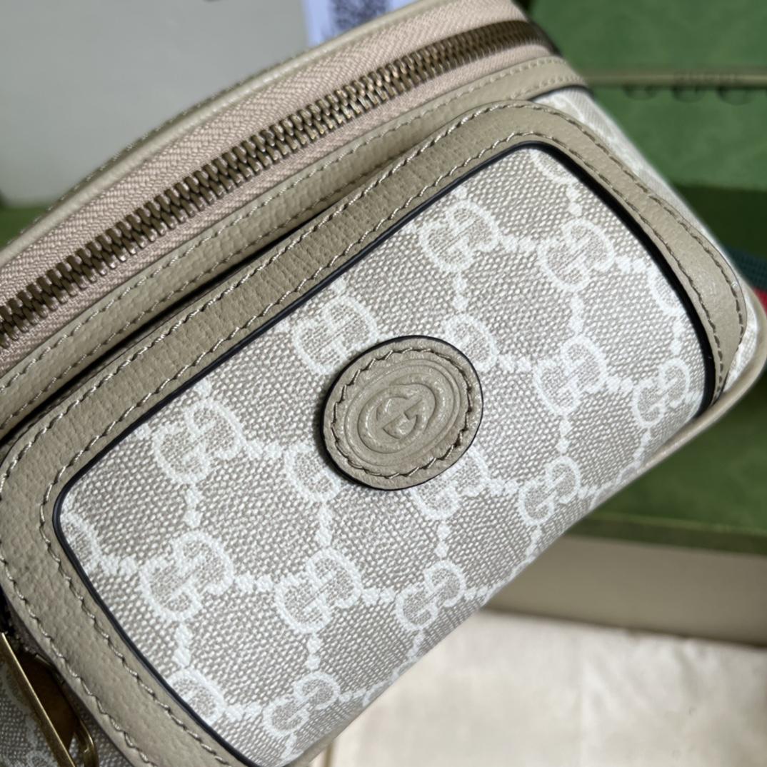 Gucci Gürteltasche mit ineinandergreifendem G (23 x 12 x 2,5 cm) - EUR FASHION