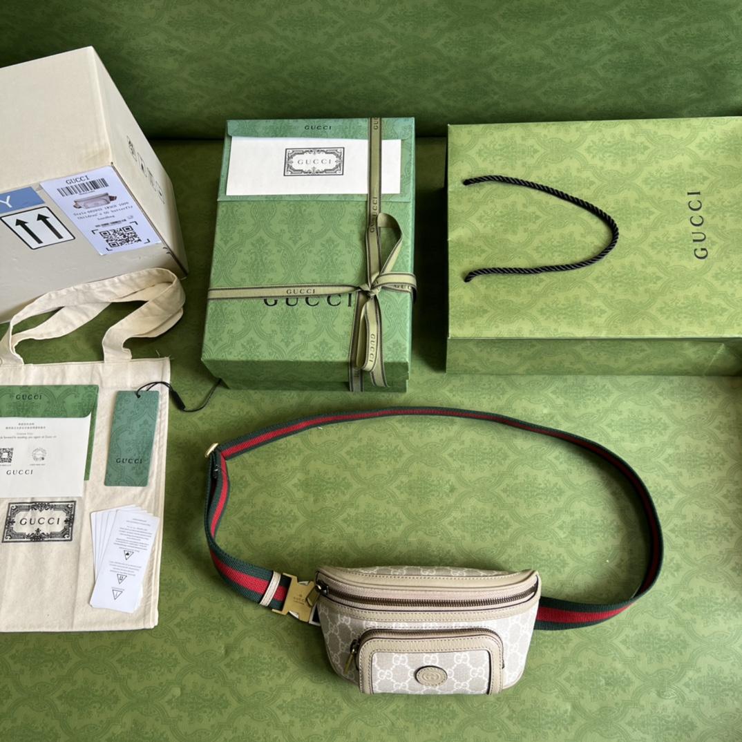 Gucci Gürteltasche mit ineinandergreifendem G (23 x 12 x 2,5 cm) - EUR FASHION