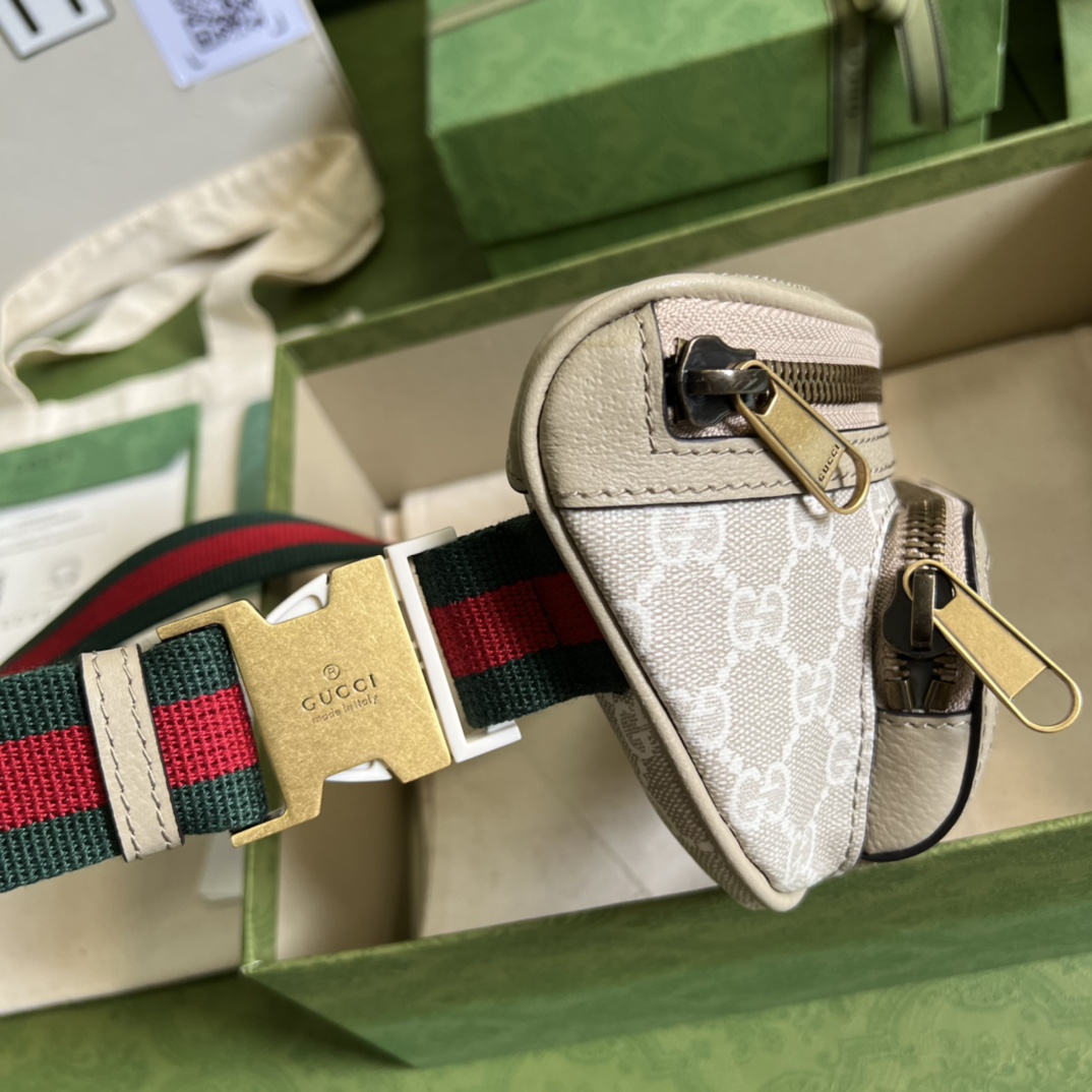 Gucci Gürteltasche mit ineinandergreifendem G (23 x 12 x 2,5 cm) - EUR FASHION