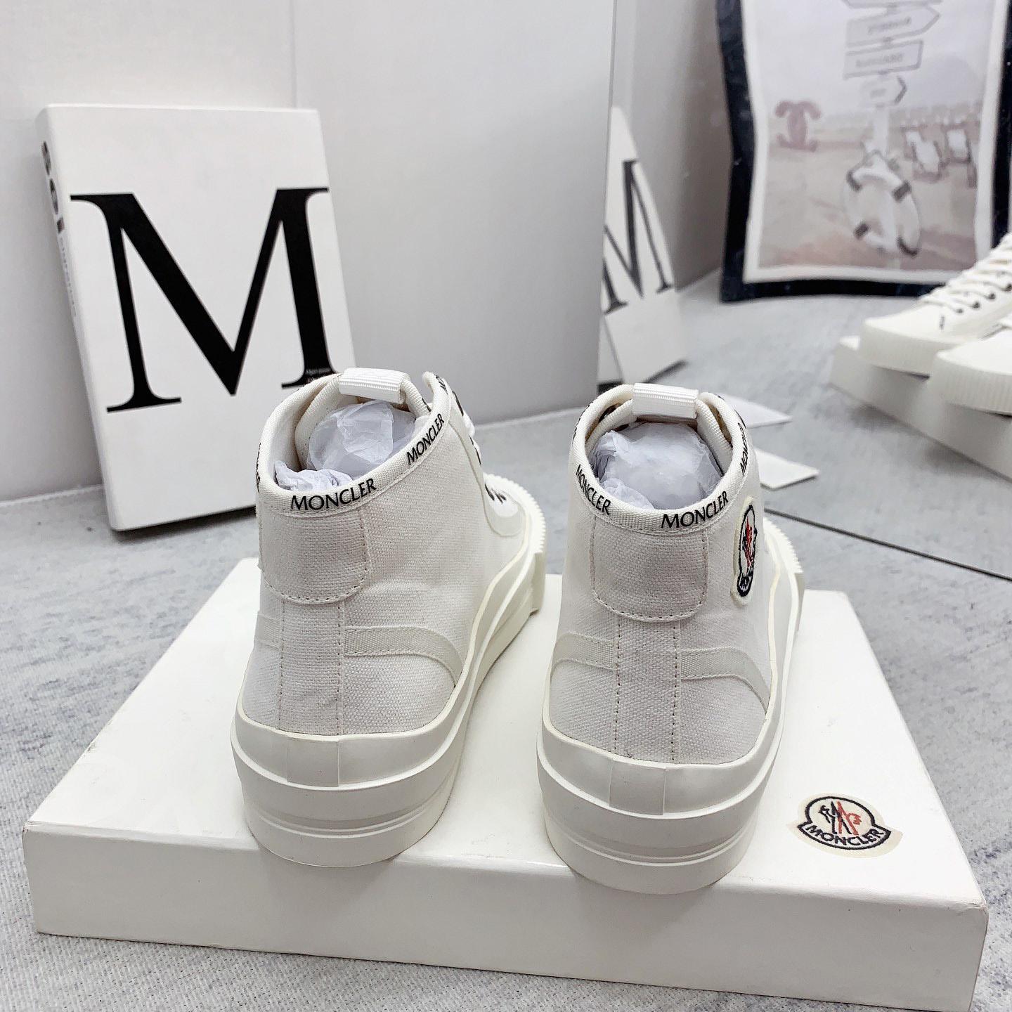 Weiße Lissex-Turnschuhe von Moncler - EUR FASHION