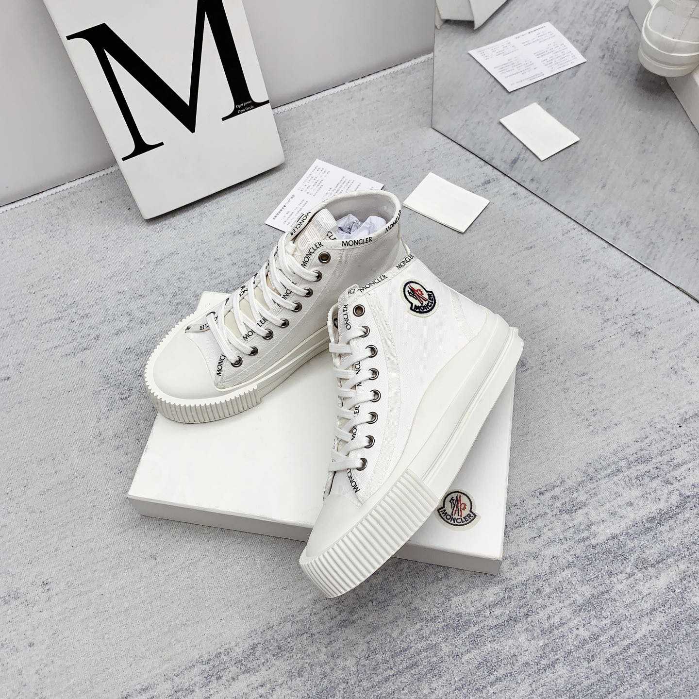 Weiße Lissex-Turnschuhe von Moncler - EUR FASHION