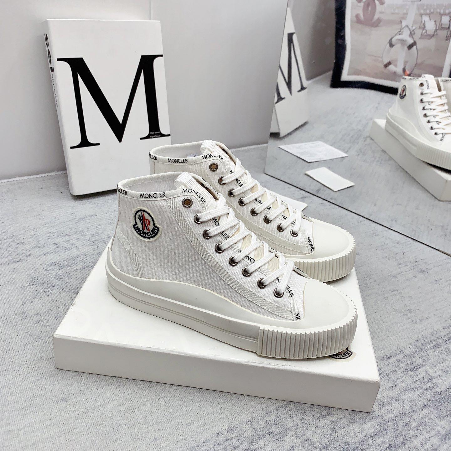 Weiße Lissex-Turnschuhe von Moncler - EUR FASHION