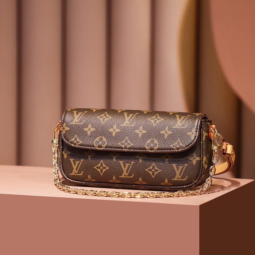 Louis Vuitton Geldbörse mit Kette Ivy (23,5*12*4,3cm) M81911 - EUR FASHION
