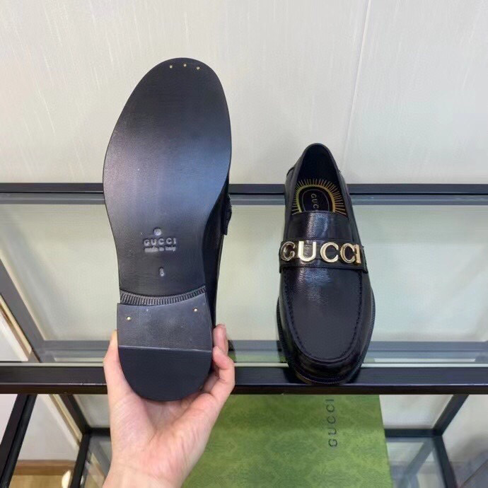 Gucci-Leder-Loafer - EUR FASHION