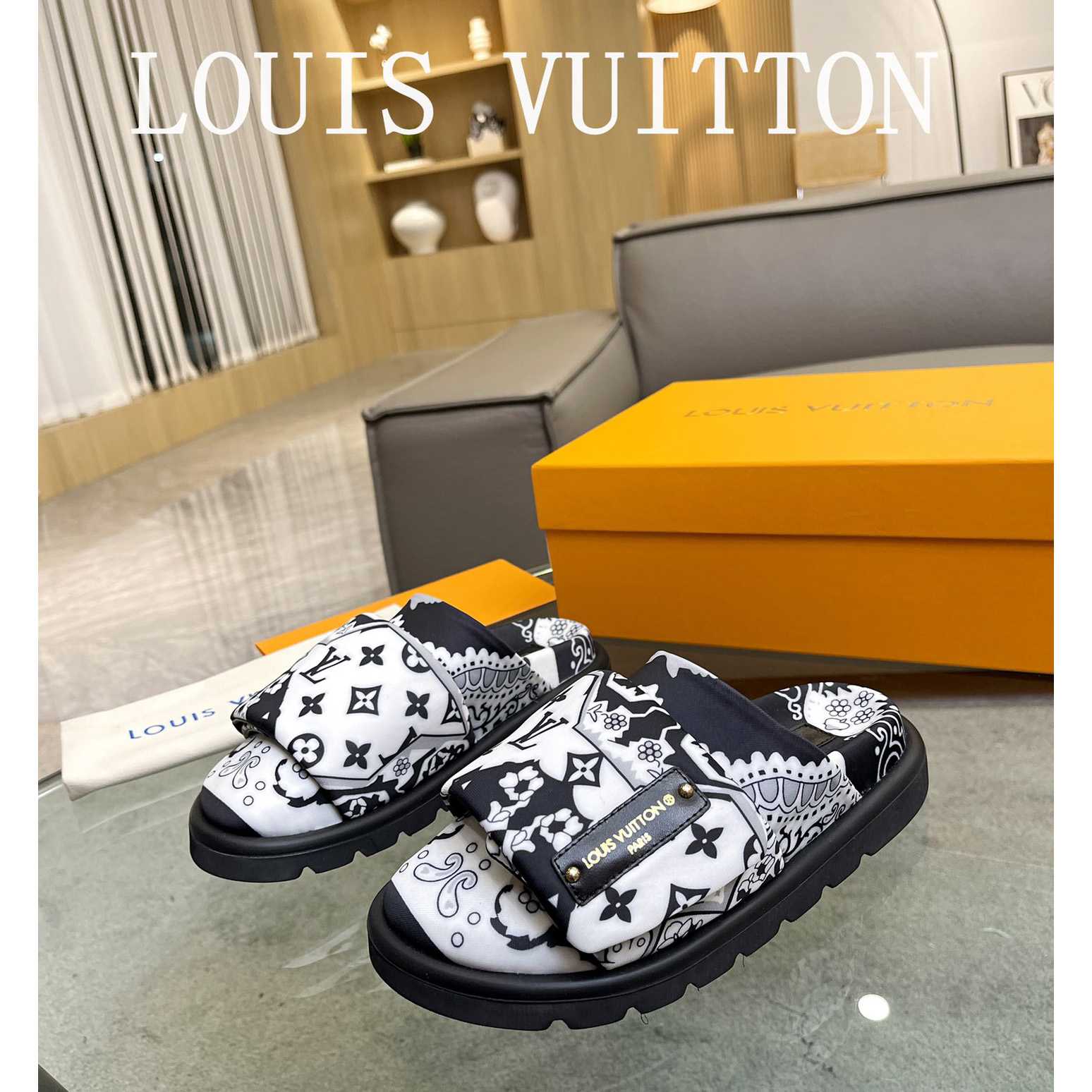 Louis Vuitton Slipper Pillow Flat Comfort Mule - EUR FASHION