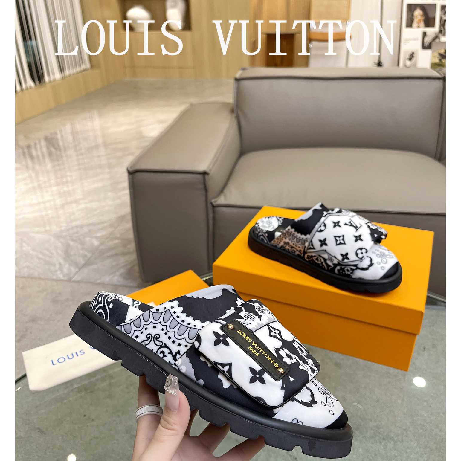 Louis Vuitton Slipper Pillow Flat Comfort Mule - EUR FASHION